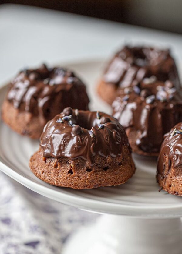 Chocolate covered donut muffins